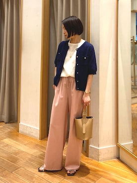 森まどかさん（レディース・153cm）の春コーディネート