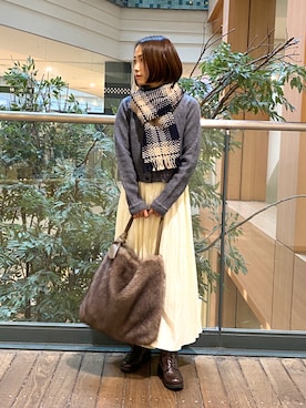 森まどかさん（レディース・153cm）の秋コーディネート