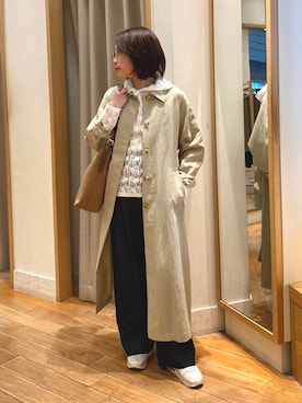 森まどかさん（レディース・153cm）の春コーディネート