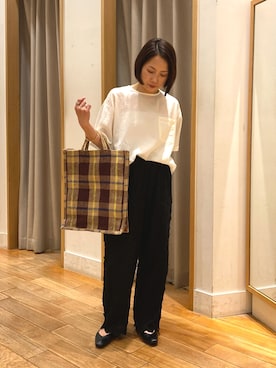 森まどかさん(レディース・153cm)の夏コーディネート