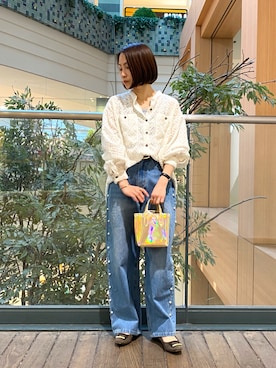 森まどかさん（レディース・153cm）の冬コーディネート