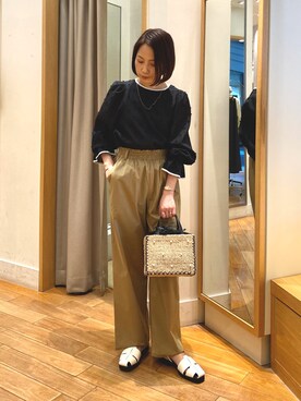 森まどかさん（レディース・153cm）の春コーディネート