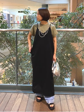 森まどかさん（レディース・153cm）の夏コーディネート