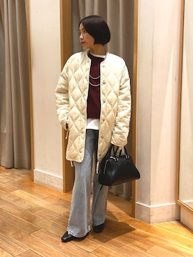 森まどかさん(レディース・153cm)の秋コーディネート