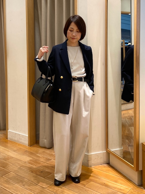 セール】【セットアップ対応】パウダリーツイルコクーンブラウス