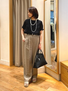 森まどかさん(レディース・153cm)の春コーディネート