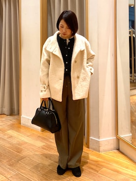 森まどかさん(レディース・153cm)の秋コーディネート