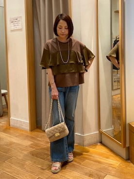 森まどかさん（骨格ナチュラル・レディース・153cm）の夏コーディネート