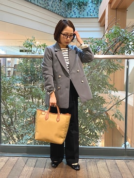 森まどかさん（レディース・153cm）の秋コーディネート