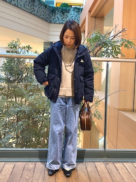 「きれいめコーディネート」｜森まどかさん（レディース・153cm）の冬コーディネート