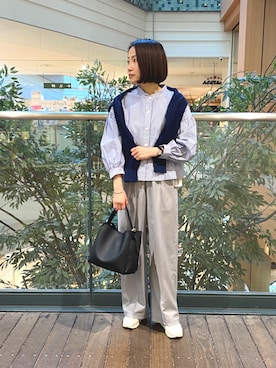 森まどかさん(レディース・153cm)の冬コーディネート