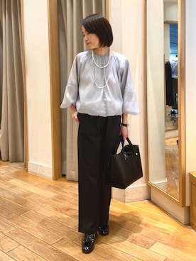 森まどかさん(レディース・153cm)の春コーディネート