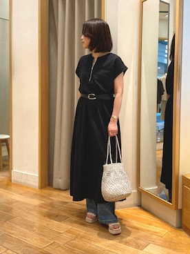 森まどかさん(レディース・153cm)の夏コーディネート