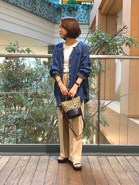 森まどかさん（レディース・153cm）の夏コーディネート