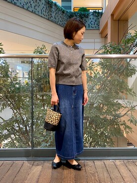 森まどかさん（レディース・153cm）の秋コーディネート