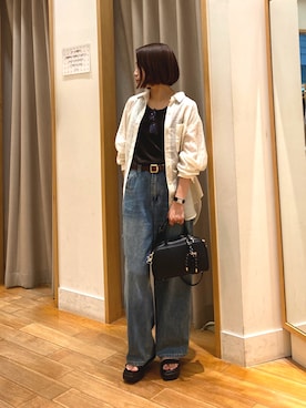 森まどかさん(レディース・153cm)の夏コーディネート