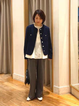 森まどかさん（レディース・153cm）の春コーディネート