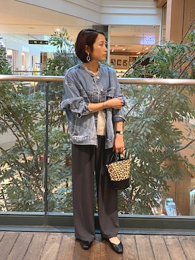 森まどかさん（レディース・153cm）の秋コーディネート