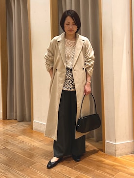 森まどかさん（レディース・153cm）の春コーディネート