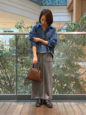 森まどかさん（レディース・153cm）の秋コーディネート