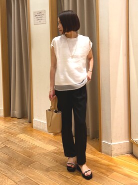 森まどかさん（レディース・153cm）の夏コーディネート