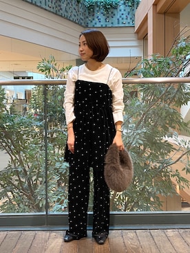 森まどかさん（レディース・153cm）の秋コーディネート