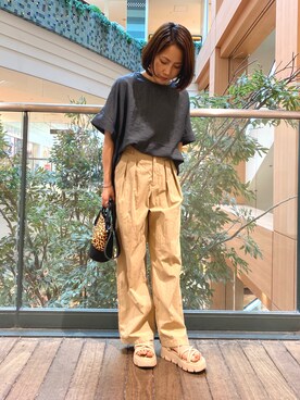 森まどかさん（レディース・153cm）の夏コーディネート