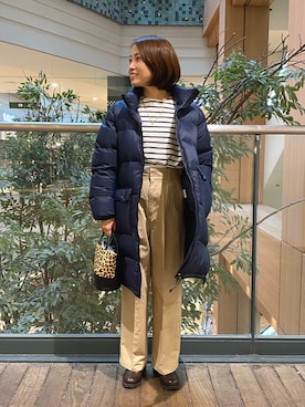 森まどかさん（レディース・153cm）の秋コーディネート