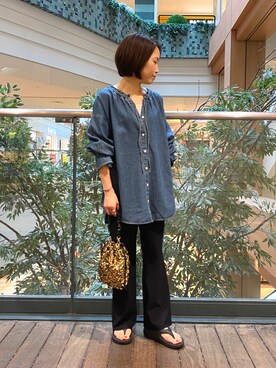 森まどかさん（レディース・153cm）の夏コーディネート