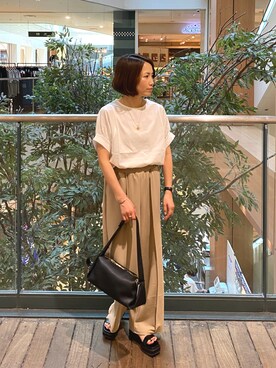 森まどかさん(レディース・153cm)の夏コーディネート