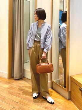 森まどかさん（レディース・153cm）の春コーディネート