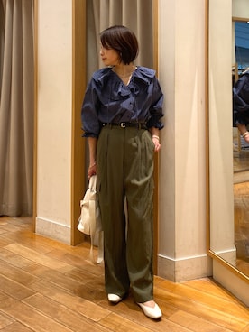 森まどかさん（レディース・153cm）の春コーディネート