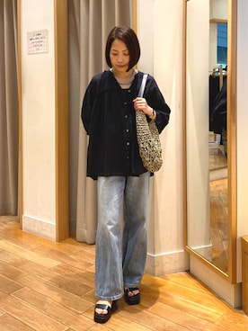 森まどかさん（レディース・153cm）の夏コーディネート