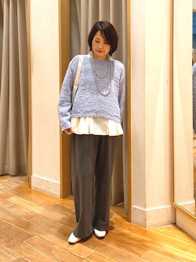 森まどかさん（レディース・153cm）の春コーディネート