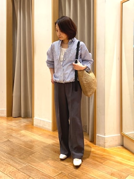 森まどかさん(レディース・153cm)の春コーディネート
