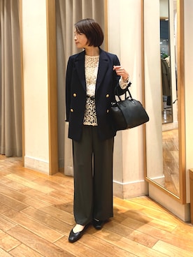 森まどかさん（レディース・153cm）の春コーディネート