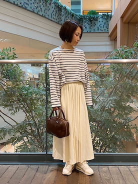 森まどかさん（レディース・153cm）の秋コーディネート