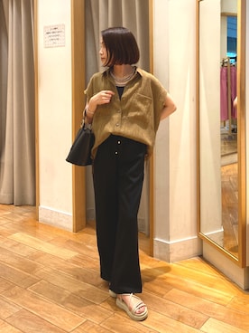 森まどかさん（レディース・153cm）の夏コーディネート