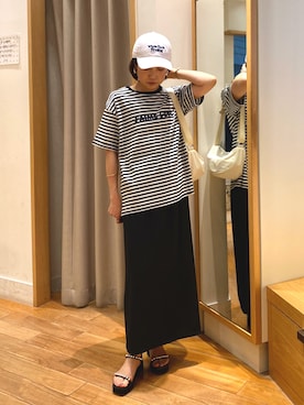 森まどかさん（レディース・153cm）の夏コーディネート