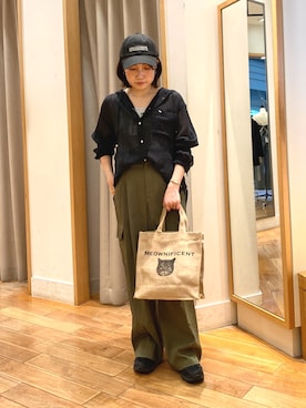 森まどかさん（レディース・153cm）の春コーディネート