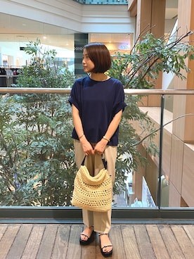 森まどかさん（レディース・153cm）の夏コーディネート