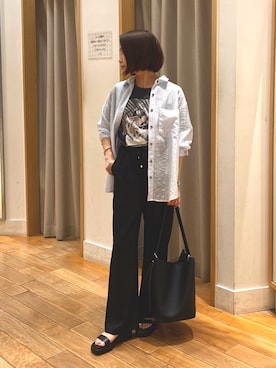 森まどかさん（レディース・153cm）の夏コーディネート