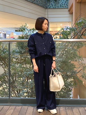 森まどかさん（レディース・153cm）の冬コーディネート