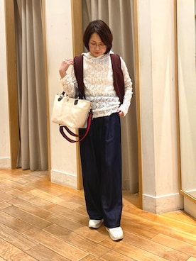 森まどかさん（レディース・153cm）の春コーディネート