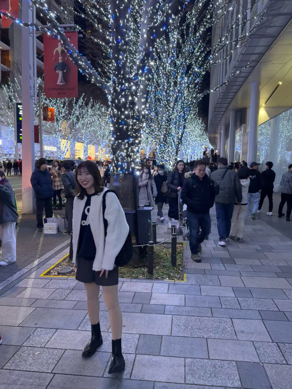 「LAGUNAMOONのアイテム（ジャケット/アウター、ホワイト系）」を使った、oraaange0405さん（骨格ストレート・レディース・164cm）の冬コーディネートの1枚目の写真
