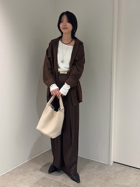 「grace grace （グラスグラス）のアイテム」を使った、wataさん（レディース・164cm）の秋コーディネート