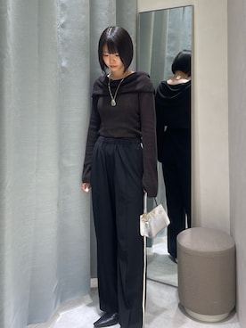 「カシミヤ」｜wataさん（レディース・164cm）の秋コーディネート