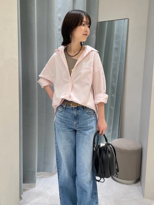 新品✨ノーリーズ✨シルク風ウォッシャブルシャツ✨36 ウォッシャブルOX2WAYシャツ（シャツ/ブラウス）｜NOLLEY'S Sophi