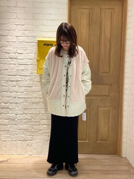「fredy emue（フレディエミュ）のアイテム（ブルゾン）」を使った、wataさん（レディース・164cm）の秋コーディネート