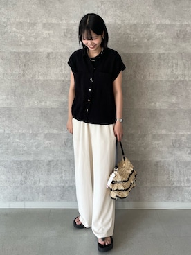 「アイテム（その他シューズ）」を使った、wataさん（レディース・164cm）の夏コーディネート